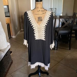 Embroidery detailed dress